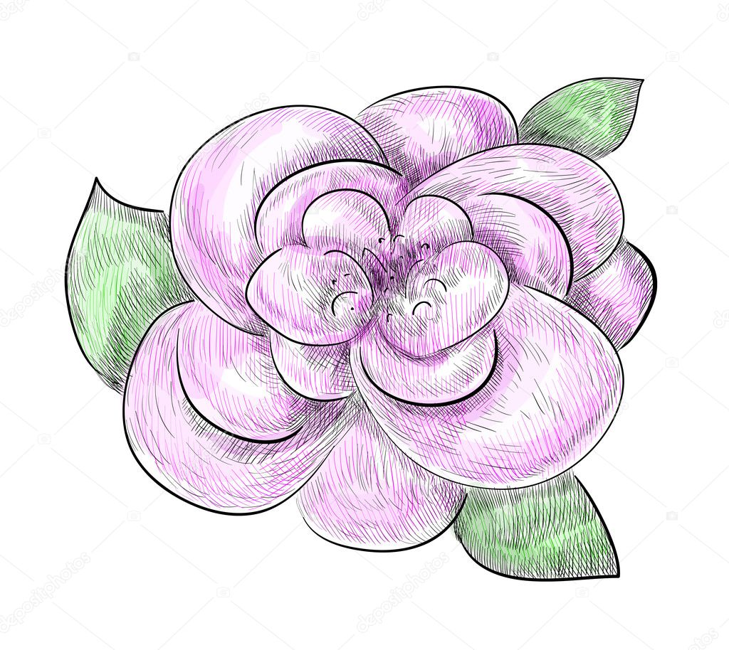 Violet flower