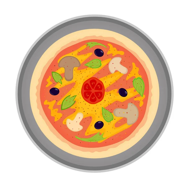 Иллюстрация пиццы — стоковое фото
