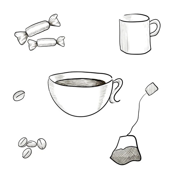 Coffee and tea — Stock Photo, Image