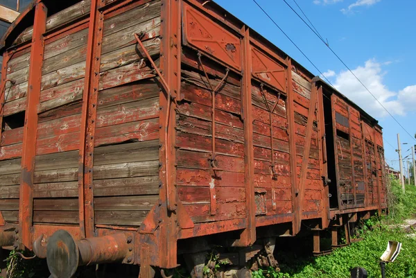 Carro de madera viejo — Foto de Stock