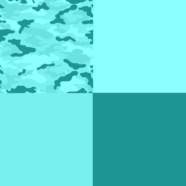 Blue Camo Collage Papers — Stock Photo, Image