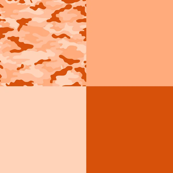 Orange camo collage papper — Stockfoto