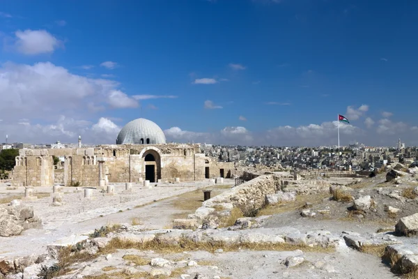 Blick auf die Stadt Amman mit Zitadellenmuseum — Stockfoto