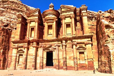 Ancient ruins of the Monastery of Petra