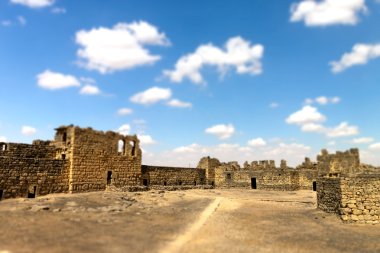 Al Azraq Castle ruins clipart