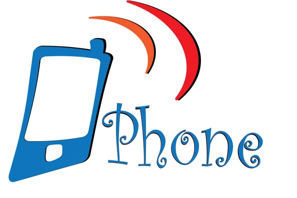 Teléfono móvil — Vector de stock