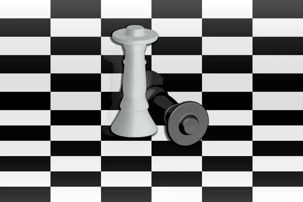Tablero de ajedrez — Vector de stock