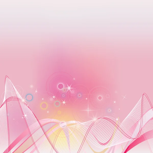 Brilho abstrato clip-art rosa — Fotografia de Stock