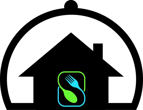 Wymarzony dom gotowanie logo — Wektor stockowy