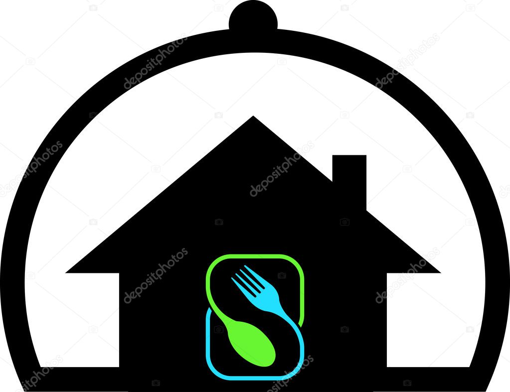 Illustration art of a dream home cooking with isolated background