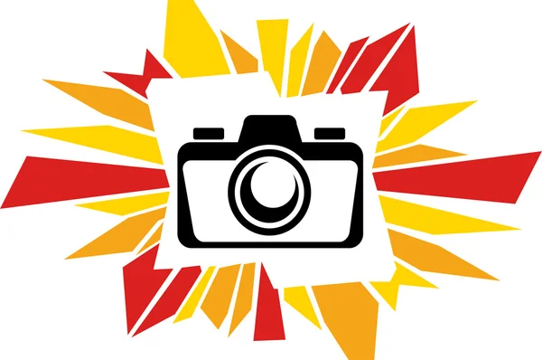 Kamera Logosu — Stok Vektör