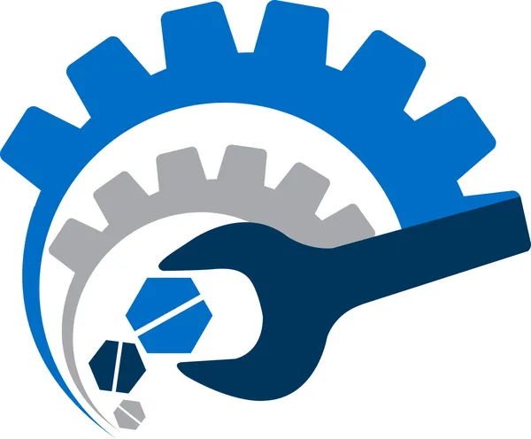 Macht hulpprogramma logo — Stockvector