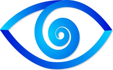 Blue eye logo clipart