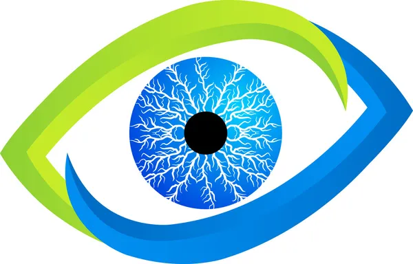Logo del ojo — Vector de stock