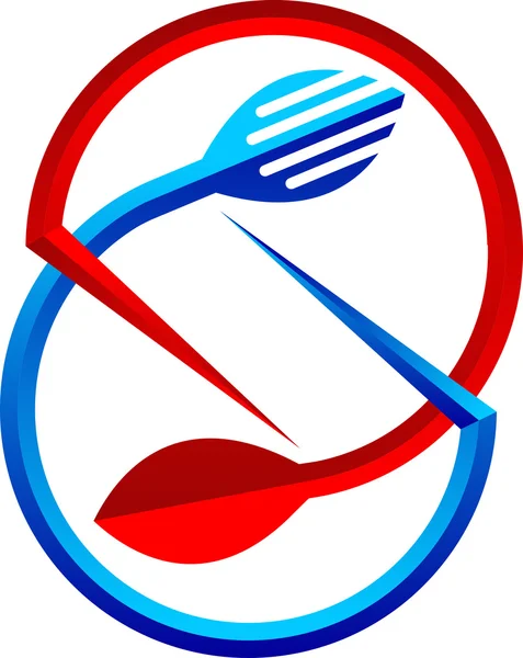 Logo del ristorante — Vettoriale Stock
