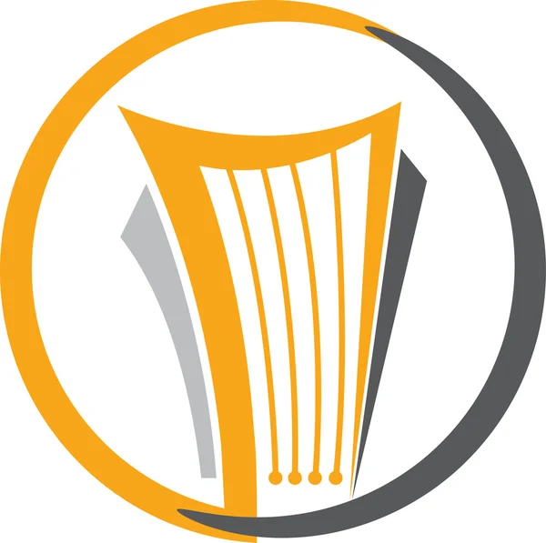 Logo voor gebouwen — Stockvector