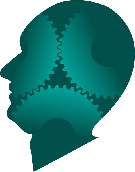 Logo de l'équipement mental — Image vectorielle