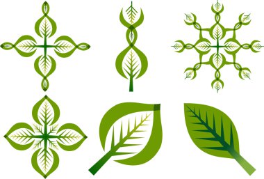 Leaf logo clipart