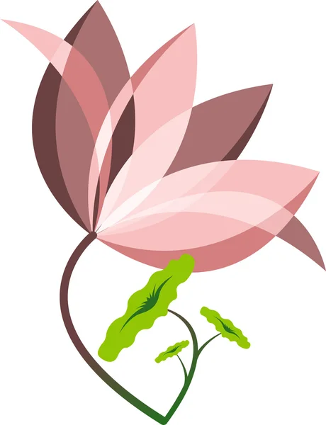 Lotus logotyp — Stock vektor