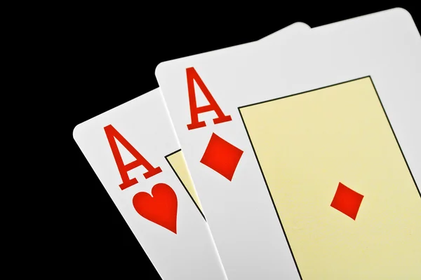 Jugar a las cartas . — Foto de Stock