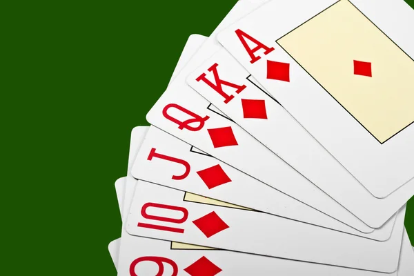 Kaarten voor de poker. — Stockfoto