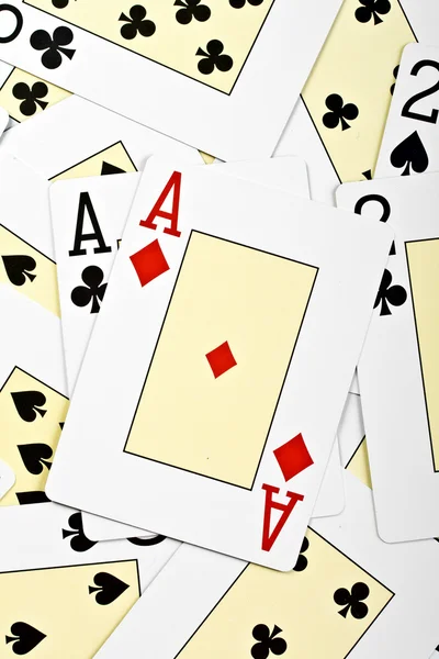 Karty poker. — Stock fotografie