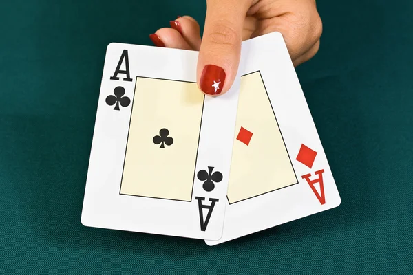 Karty poker. — Stock fotografie