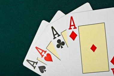 Cards for the poker. clipart
