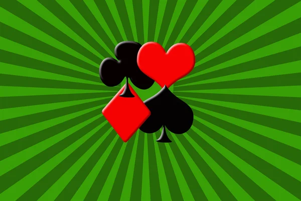 Ternos de cartas de poker — Fotografia de Stock