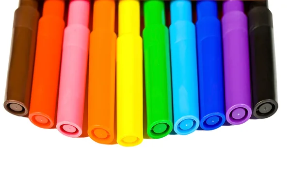 Multicolored markers — Stock Photo, Image