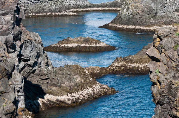 Arnarstapi rotsformaties van IJsland's kust — Stockfoto