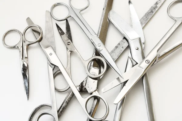 Heap of old scissors — Stock Photo, Image
