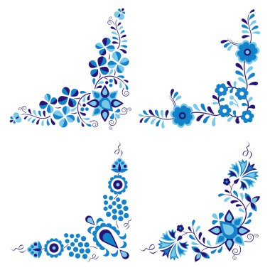 Traditional folk patterns clipart