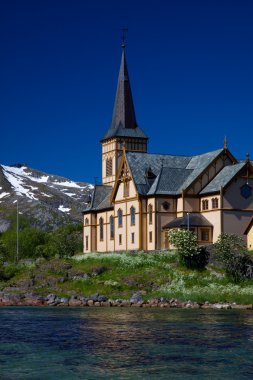 Lofoten cathedral clipart