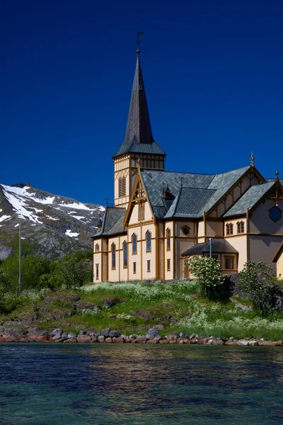 stock image Lofoten cathedral