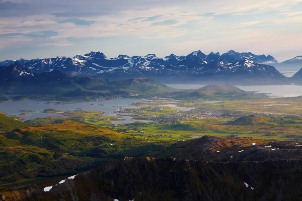 Lofoten panorama — Stok fotoğraf
