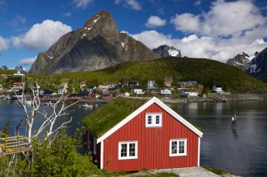 Rorbuer on Lofoten clipart