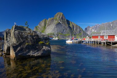 Reine on Lofoten clipart