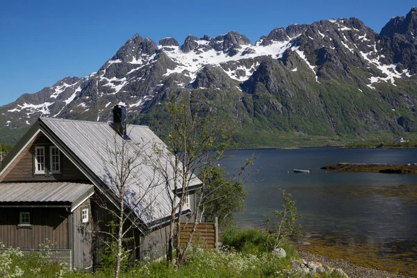Norweski fiord — Zdjęcie stockowe