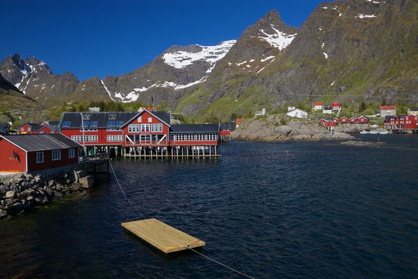 Traditionelles norwegisches Dorf — Stockfoto