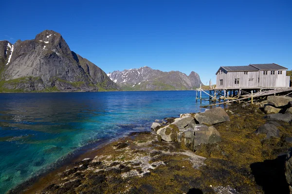 Panorama od fjordu — Stock fotografie