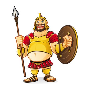 Fat Goliath clipart