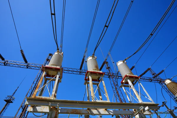 Subestação elétrica — Fotografia de Stock