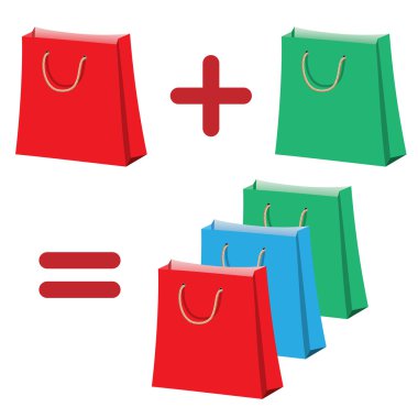 Shopping bag clipart