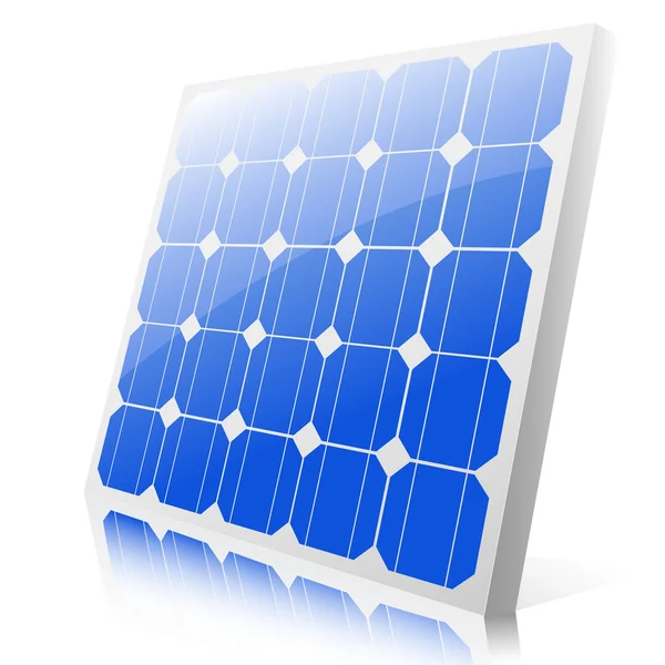 Panel solar — Vector de stock