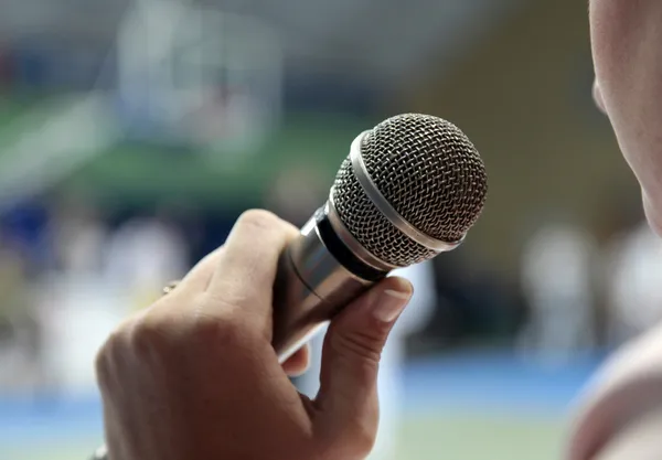 Announcer — Stock Photo, Image