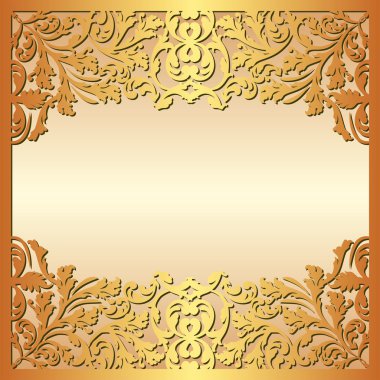 Golden background clipart