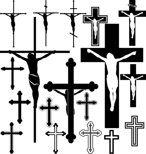 Crucifijo — Archivo Imágenes Vectoriales