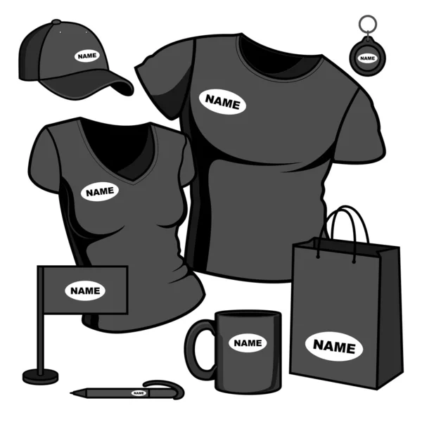 T-shirt homens e mulheres . —  Vetores de Stock
