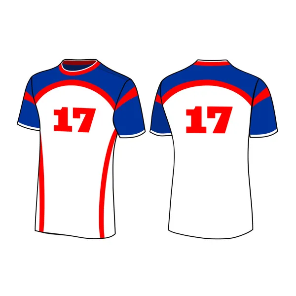 T-shirt sport design . — Vettoriale Stock